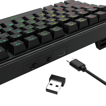 S162 3-Mode Wireless Gaming Keyboard & Mouse Combo - thumbnail 10