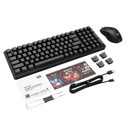 S162 3-Mode Wireless Gaming Keyboard & Mouse Combo - thumbnail 13