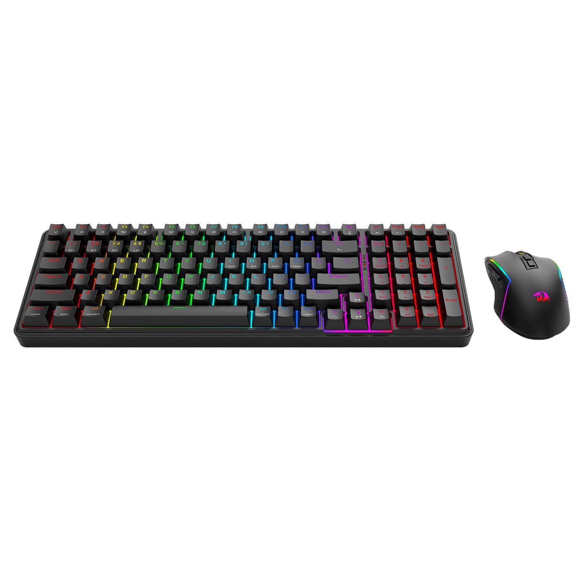 S162 3-Mode Wireless Gaming Keyboard & Mouse Combo, image 3 of 18 - enlarged view