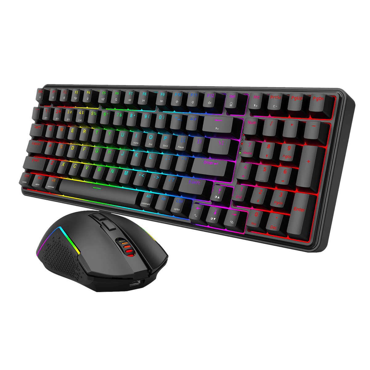 S162 3-Mode Wireless Gaming Keyboard & Mouse Combo, image 18 of 18