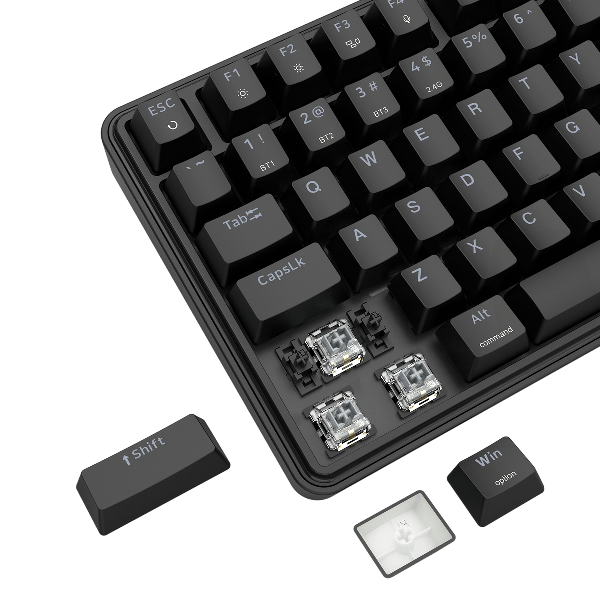 S162 3-Mode Wireless Gaming Keyboard & Mouse Combo, image 11 of 18 - enlarged view