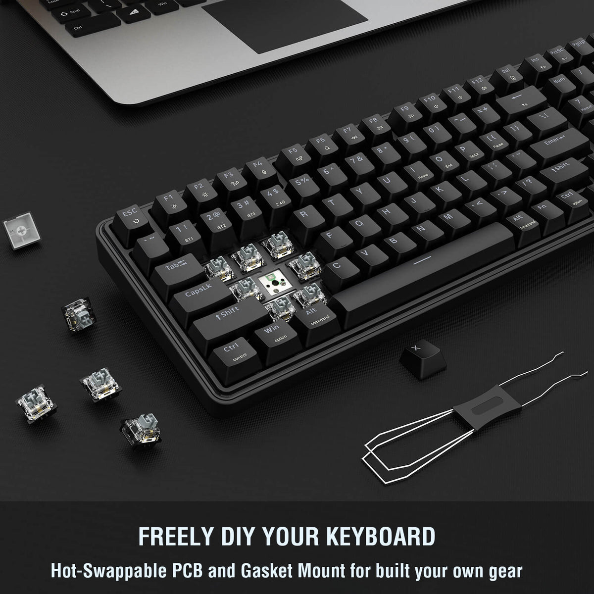 S162 3-Mode Wireless Gaming Keyboard & Mouse Combo, image 7 of 18