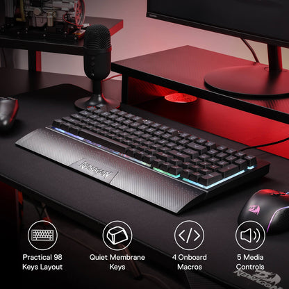 SHIVA K515 Membrane Gaming Keyboard - thumbnail 2