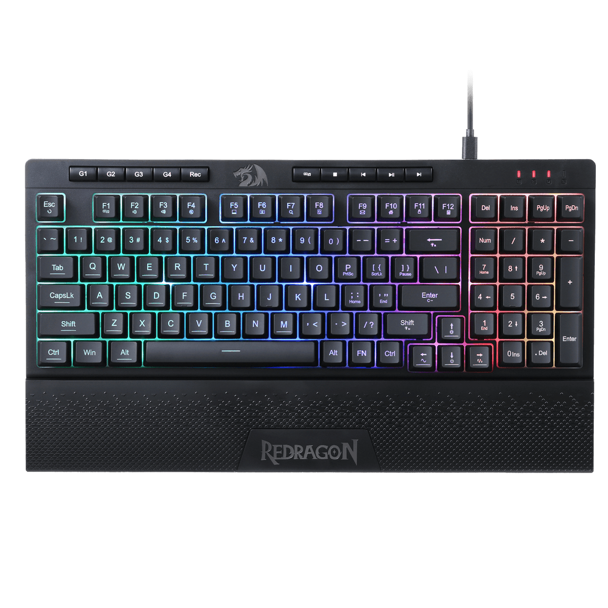 SHIVA K515 Membrane Gaming Keyboard, image 10 of 13