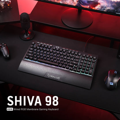 SHIVA K515 Membrane Gaming Keyboard - thumbnail 4
