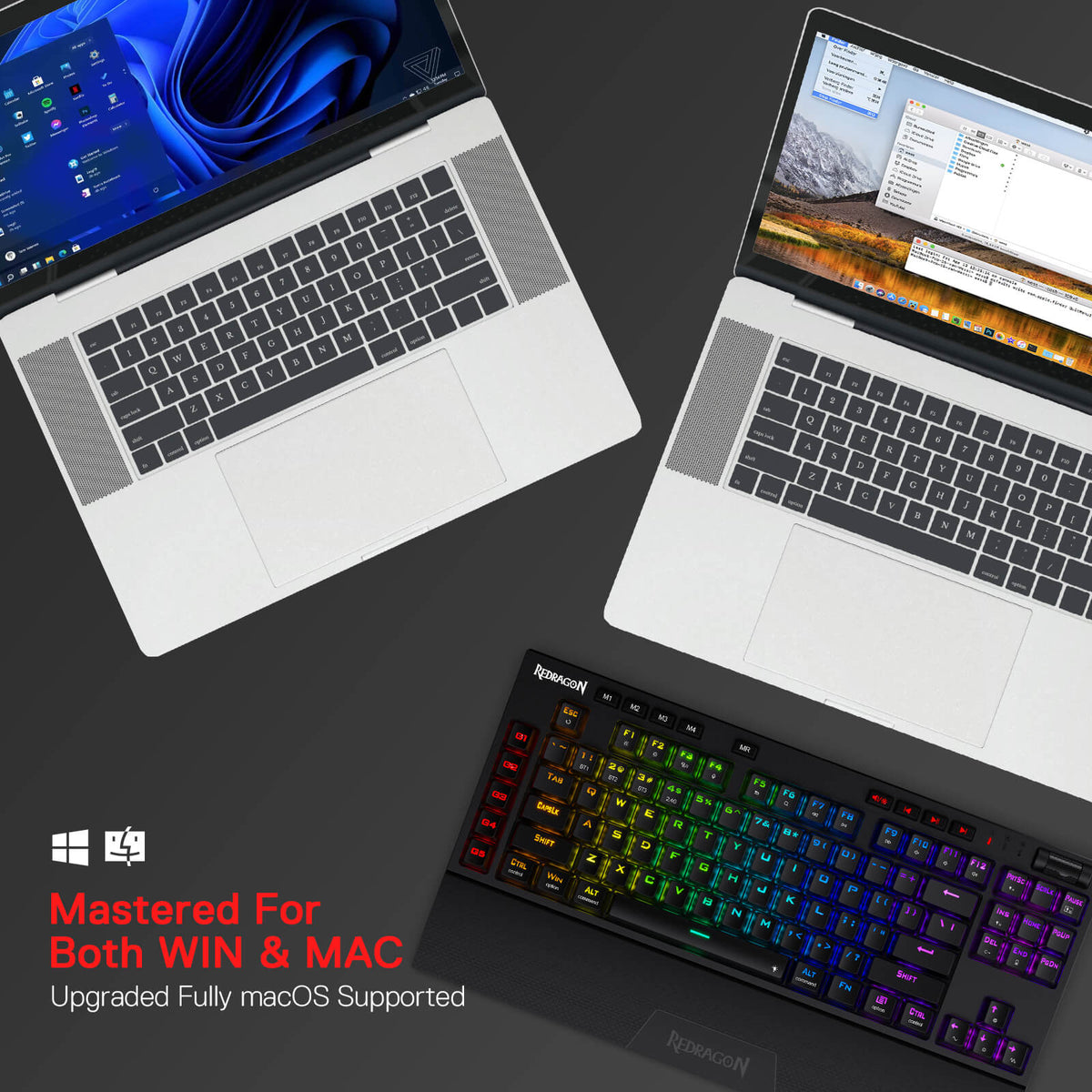 VISHNU K596 Pro Wireless Keyboard, image 9 of 16 - enlarged view