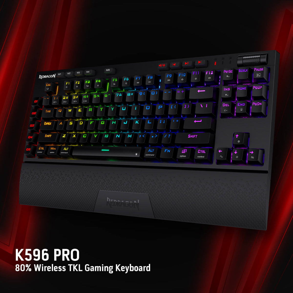 VISHNU K596 Pro Wireless Keyboard, image 2 of 16 - enlarged view