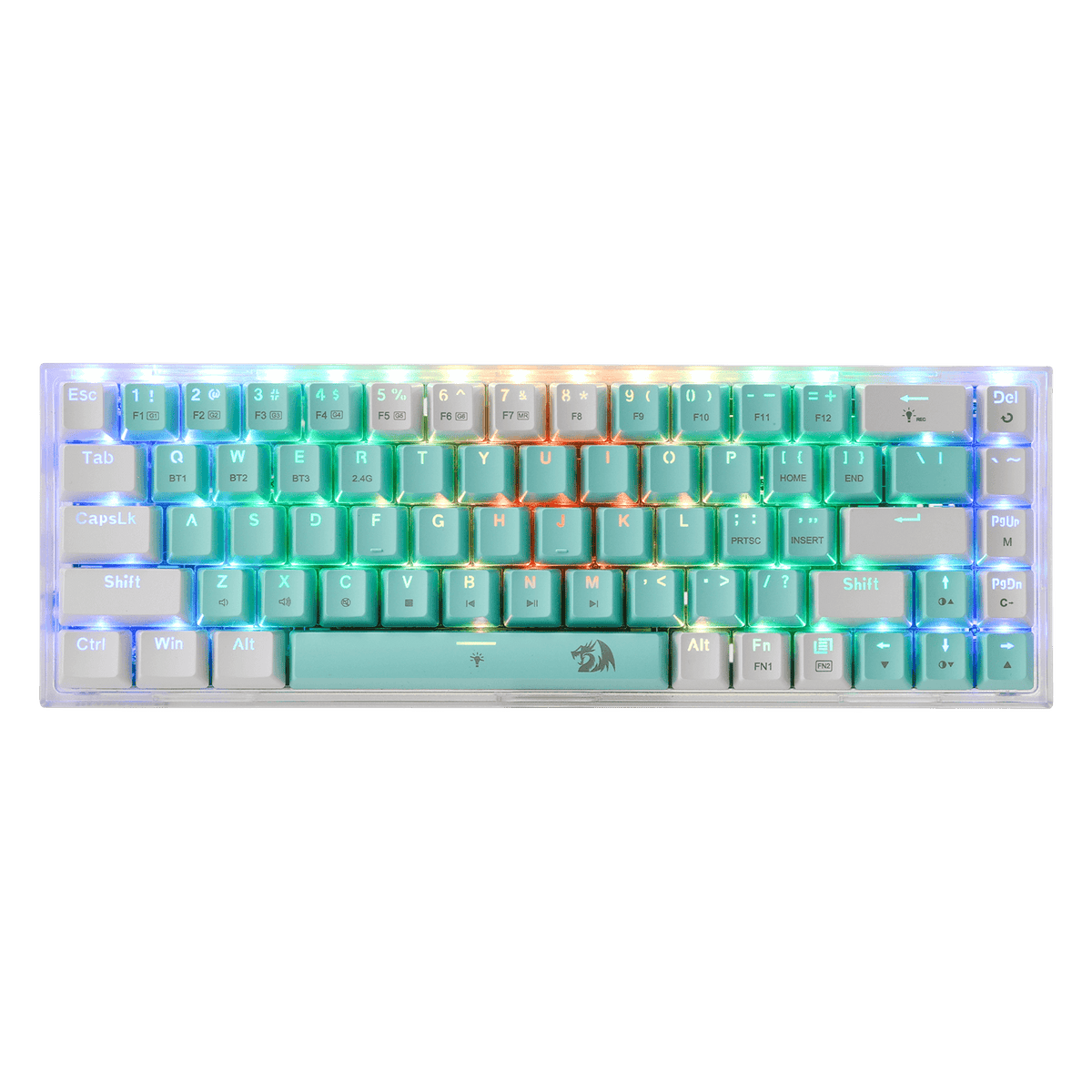 (Open-box) CASTOR K631 PRO 65% Mint Wireless Keyboard, image 2 of 9 - enlarged view