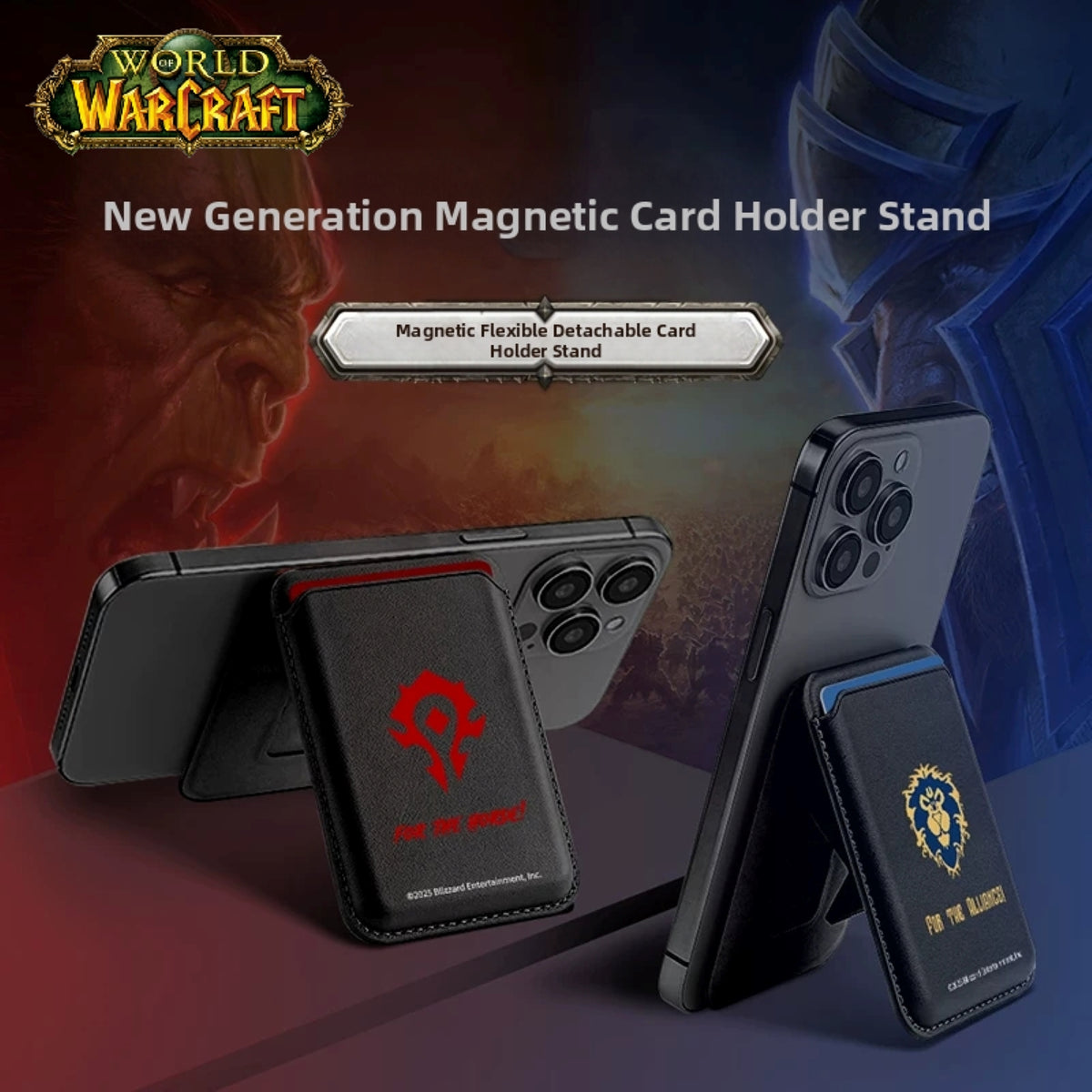 World of Warcraft Magnetic Wallet Doubles as Phone Stand, image 3 of 11