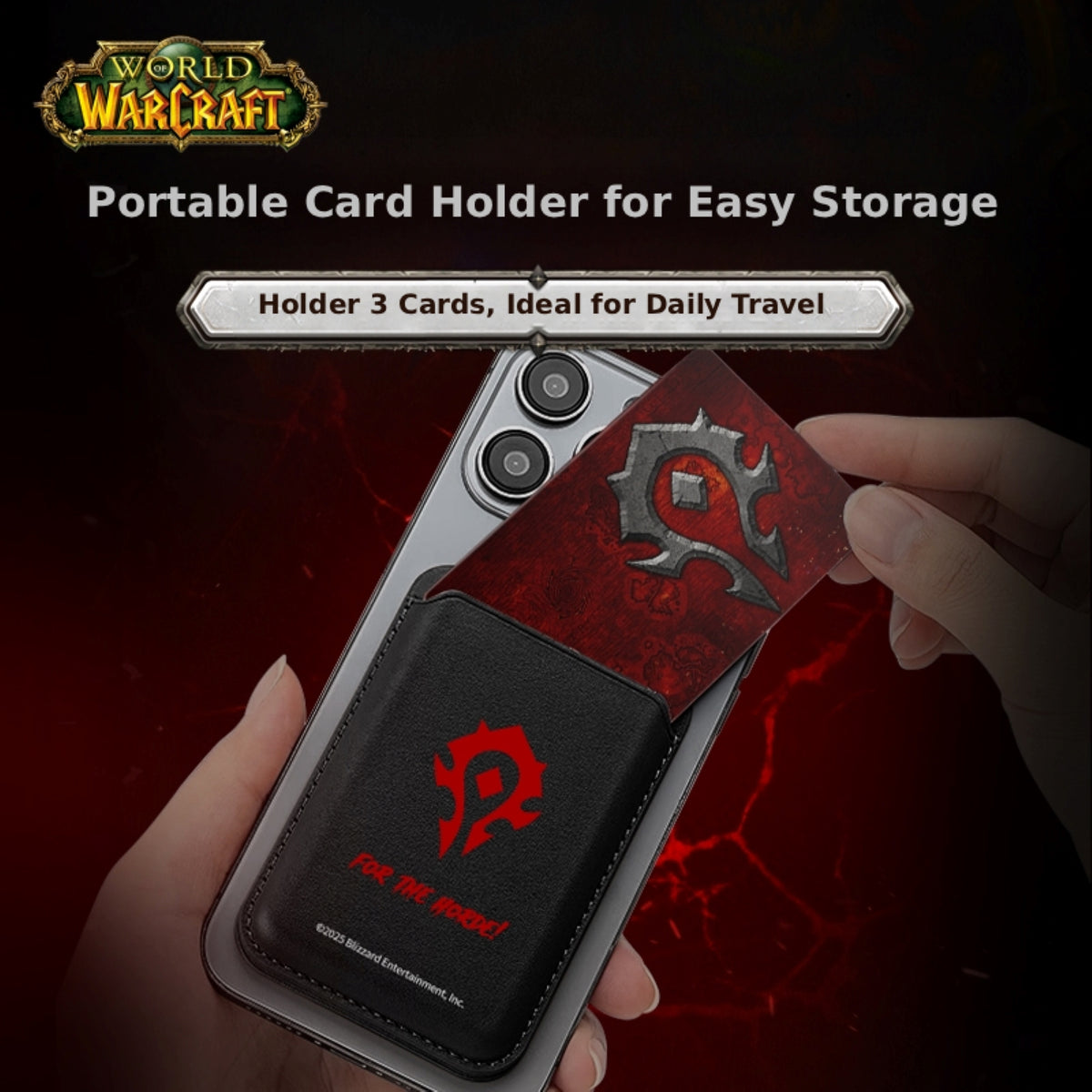 World of Warcraft Magnetic Wallet Doubles as Phone Stand, image 6 of 12 - enlarged view