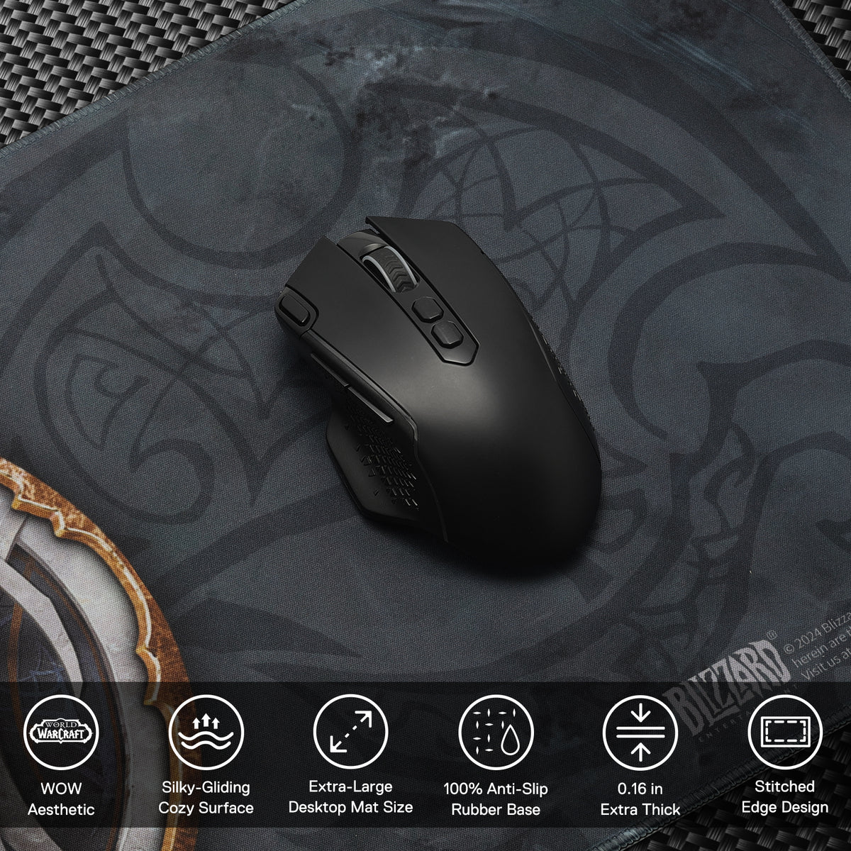 World of Warcraft XL/XXL Gaming Mouse Pad & Desk Mat, image 27 of 41 - enlarged view