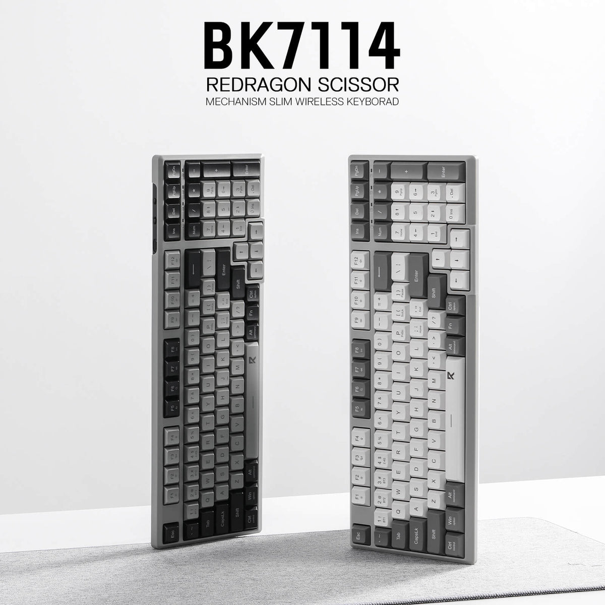 BK7114 Scissor Low-Profile Slim Wireless Keyboard, image 2 of 16