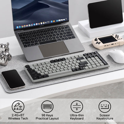 BK7114 Scissor Low-Profile Slim Wireless Keyboard - thumbnail 4
