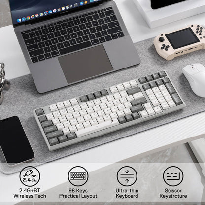 BK7114 Scissor Low-Profile Slim Wireless Keyboard - thumbnail 10
