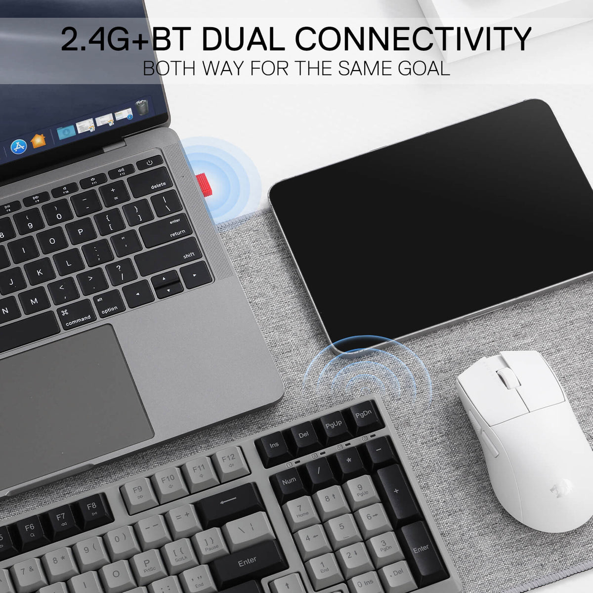 BK7114 Scissor Low-Profile Slim Wireless Keyboard, image 6 of 17 - enlarged view