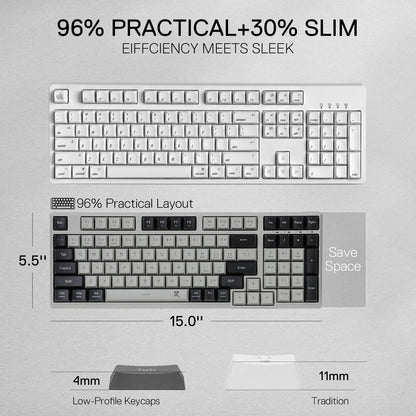 BK7114 Scissor Low-Profile Slim Wireless Keyboard - thumbnail 7