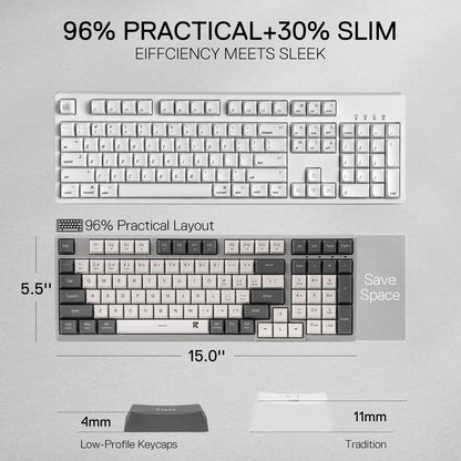 BK7114 Scissor Low-Profile Slim Wireless Keyboard - thumbnail 11