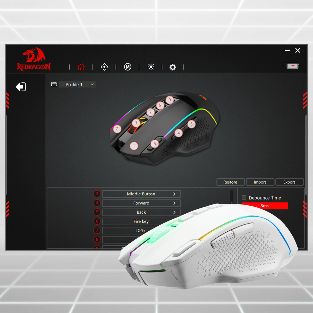 (Open-box) M991 2.4Ghz Wireless FPS Gaming Mouse, image 15 of 30 - enlarged view