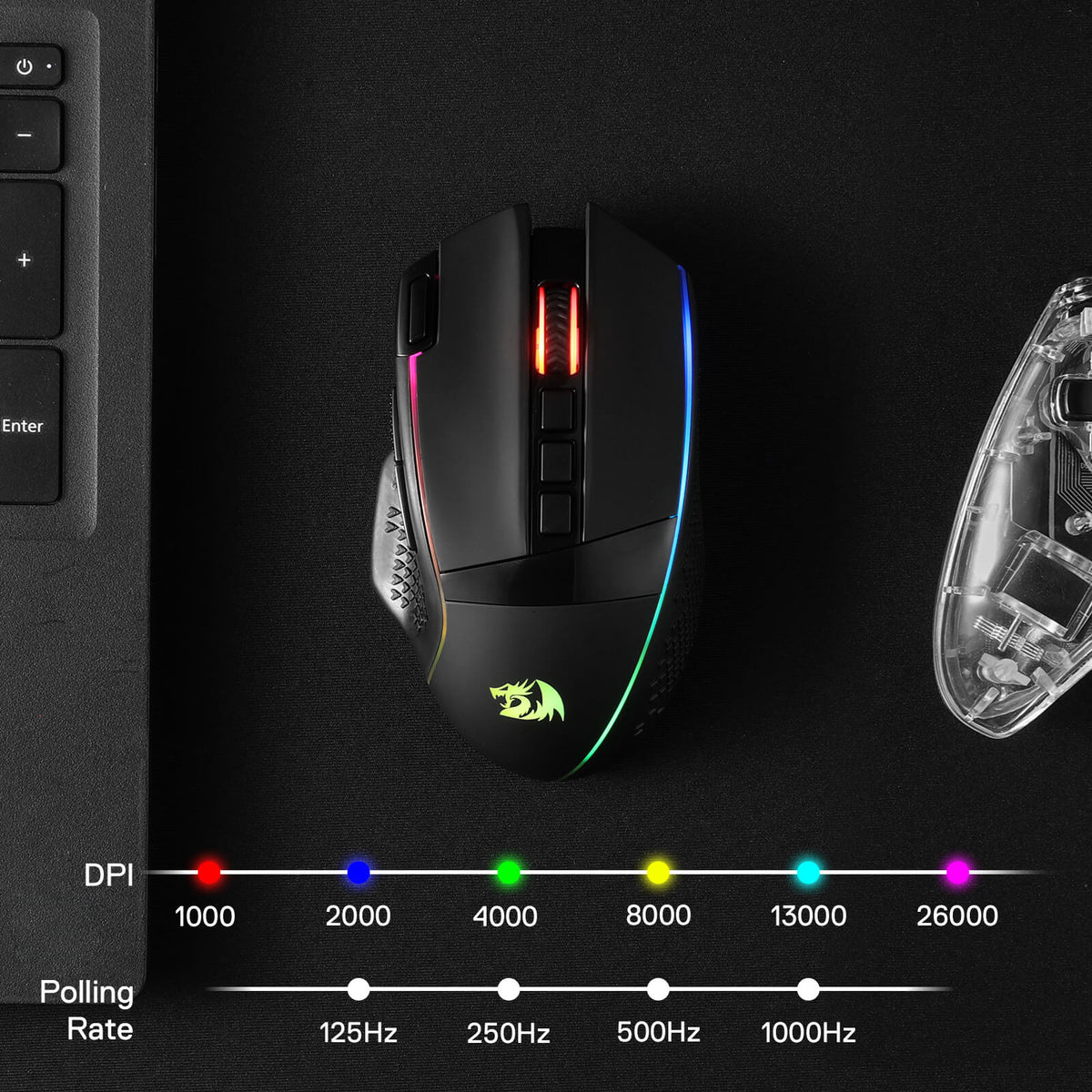 M991 Wireless FPS Gaming Mouse, image 4 of 37