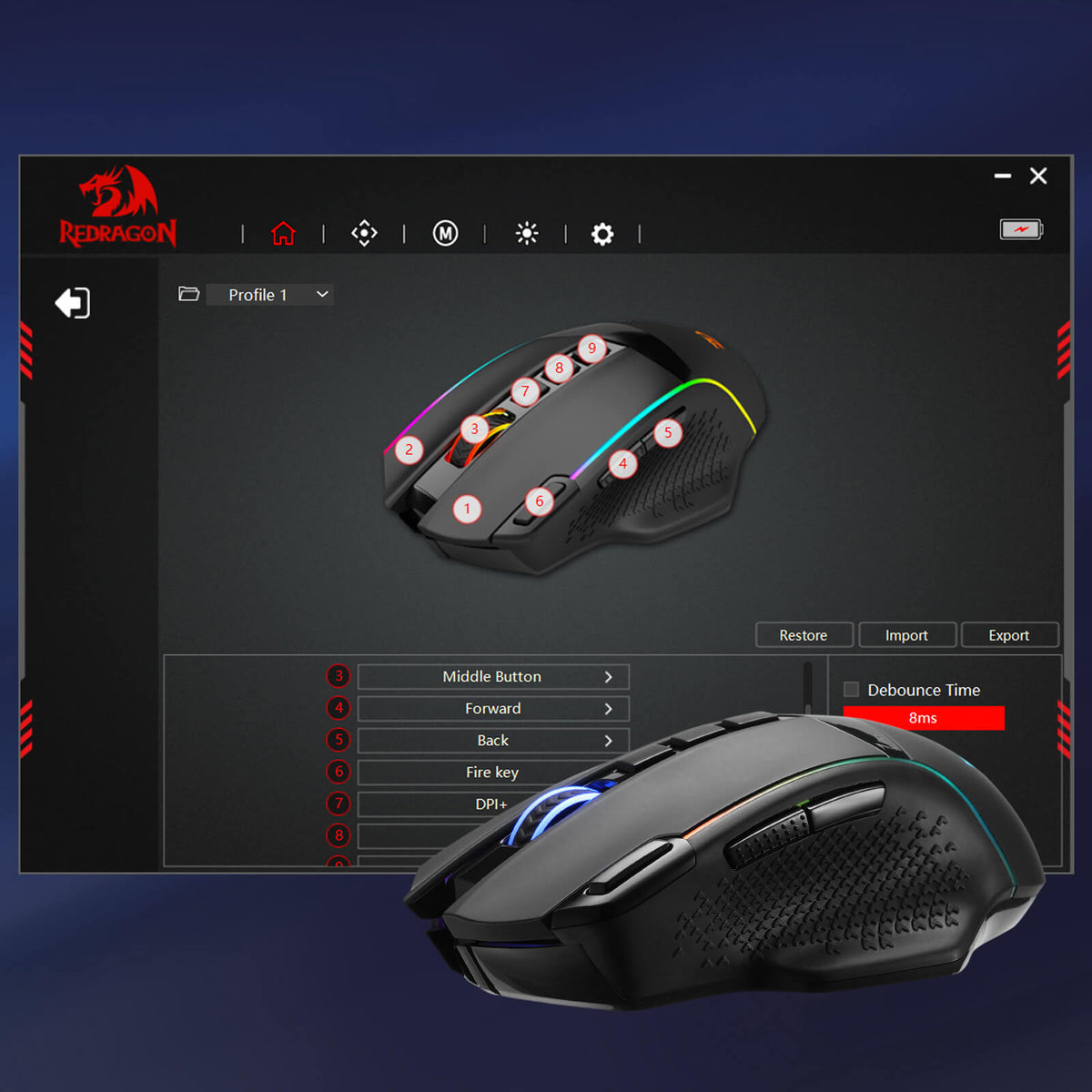 (Open-box) M991 2.4Ghz Wireless FPS Gaming Mouse, image 5 of 30 - enlarged view