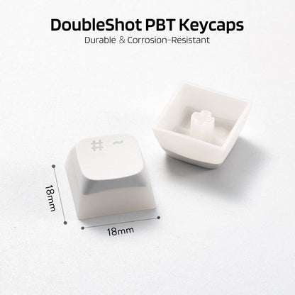 (Only Keycaps) Redragon X LTC 117-Key XDA Profile PBT Double Shot Keycaps Set - thumbnail 5