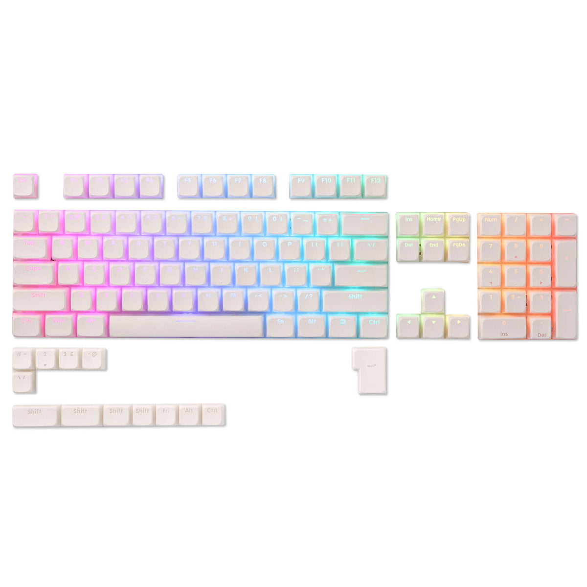 (Only Keycaps) Redragon X LTC 117-Key XDA Profile PBT Dou..., image 1 of 9 - enlarged view