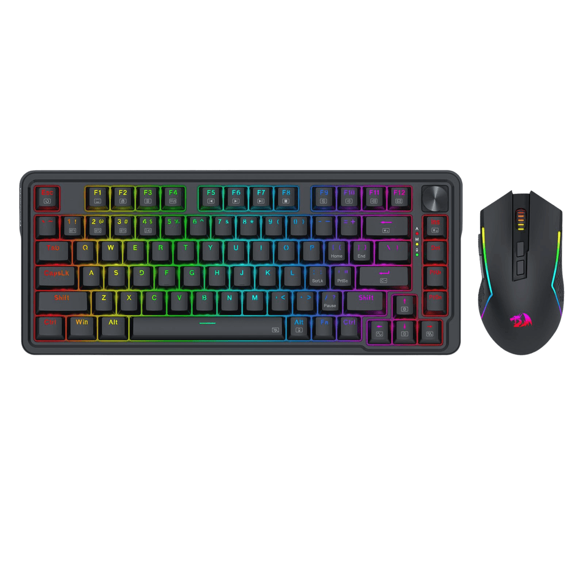 S168 3-Mode Wireless Gaming Keyboard & Mouse Combo, image 3 of 8