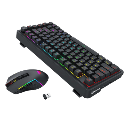 S168 3-Mode Wireless Gaming Keyboard & Mouse Combo - thumbnail 6