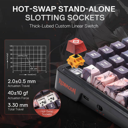 ARTEMIS K719 PRO Anime Keyboard - thumbnail 6
