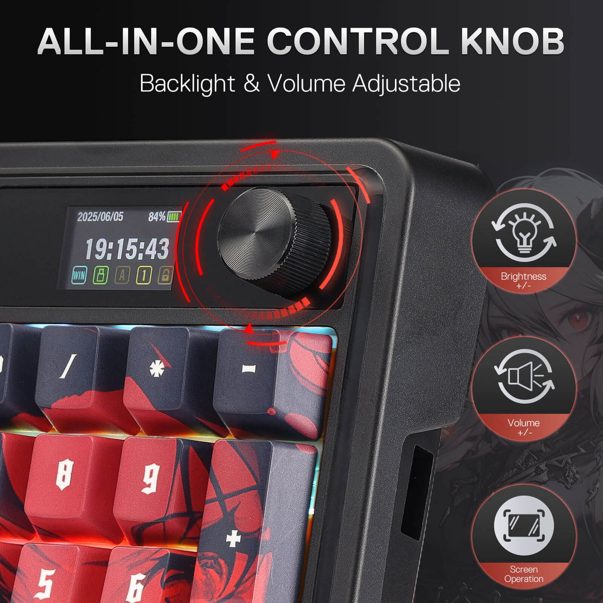 ARTEMIS K719 PRO Anime Keyboard, image 12 of 17 - enlarged view