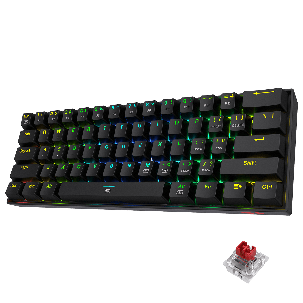 (Open-box) DRAGONBORN K630 Wired 60% Keyboard, image 7 of 16 - enlarged view