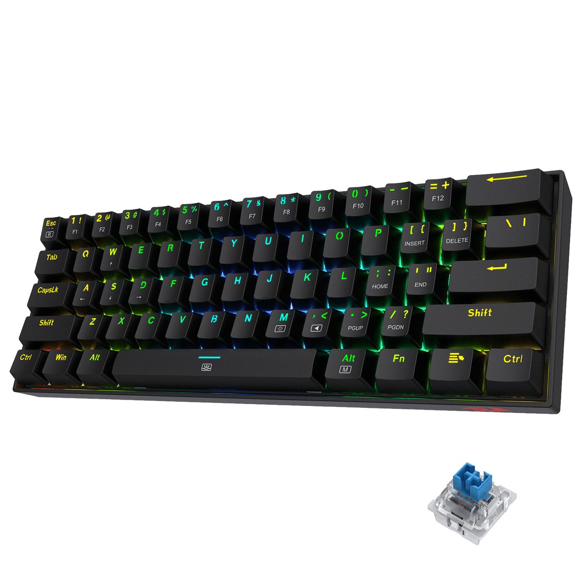 (Open-box) DRAGONBORN K630 Wired 60% Keyboard, image 2 of 16 - enlarged view
