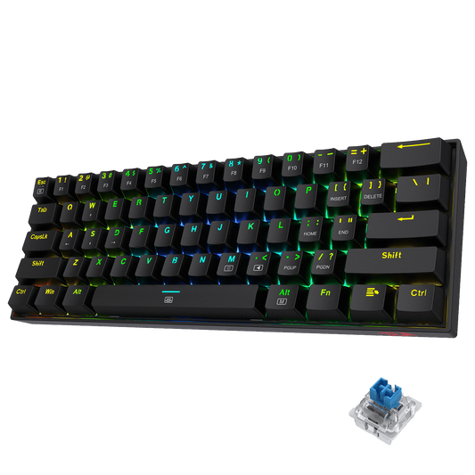 (Offene Verpackung) DRAGONBORN K630 Kabelgebundene 60%-Tastatur 