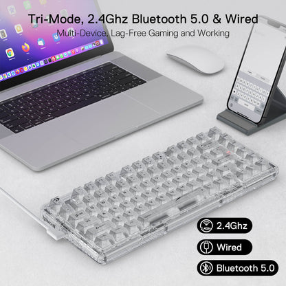 ELF PRO K649 Wireless Transparent Keyboard - thumbnail 16