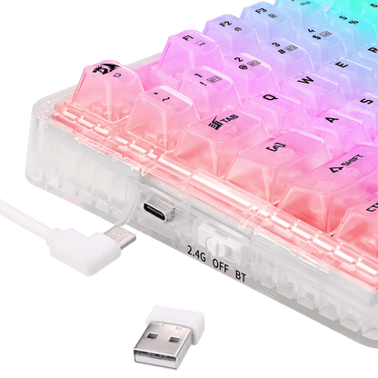 ELF PRO K649 Wireless Transparent Keyboard - thumbnail 17
