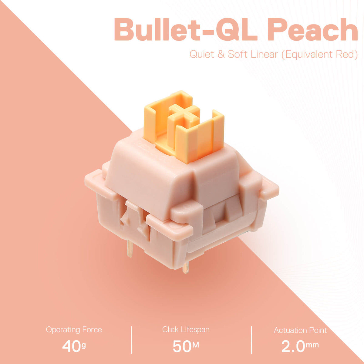 BULLET-QL A113 Soft Linear Mechanical Switch (24 pcs Swit..., image 1 of 16 - enlarged view