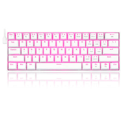 Redragon K630 White 60% Keyboard - thumbnail 10