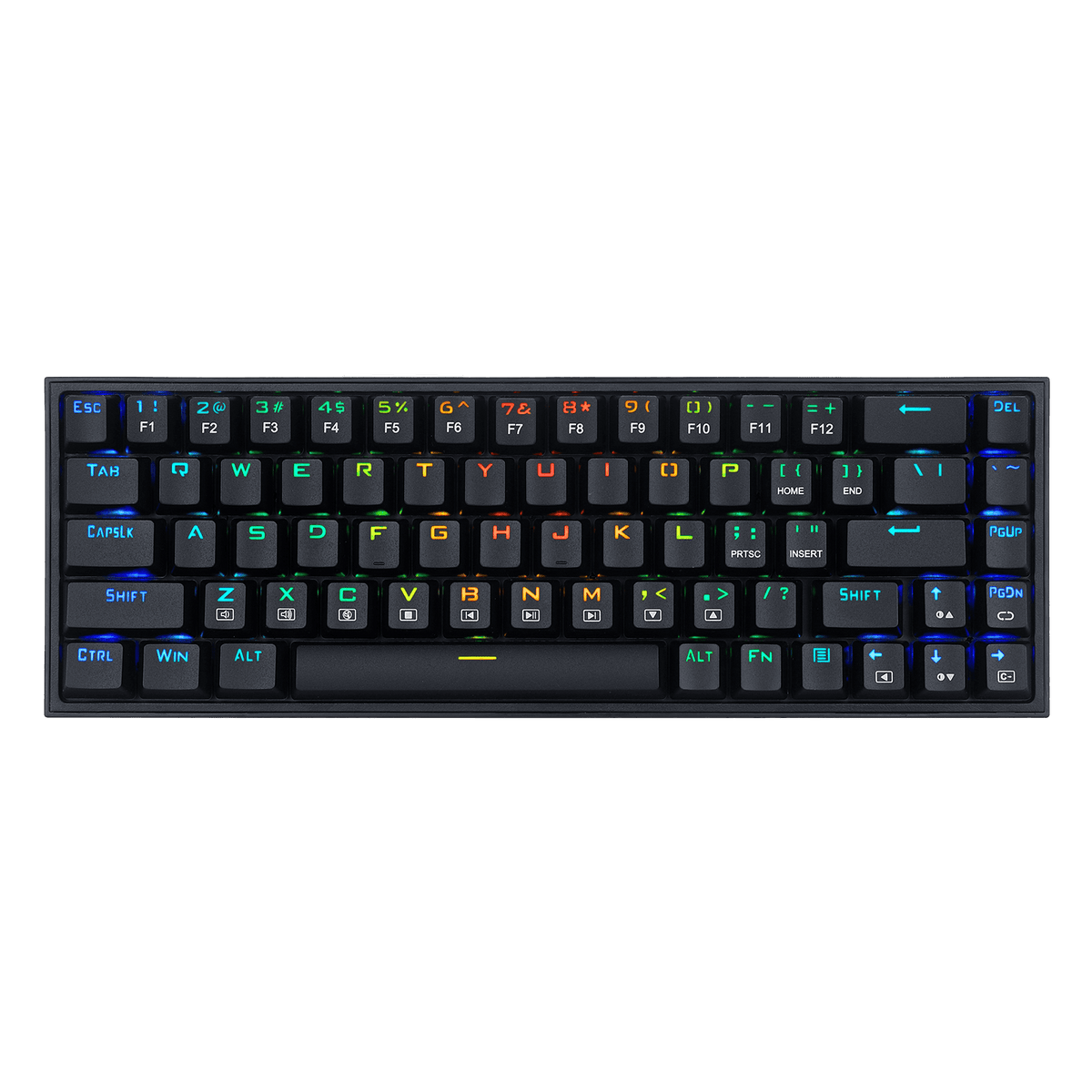 CASTOR K631 65% Wired RGB Gaming Keyboard, image 1 of 13 - enlarged view