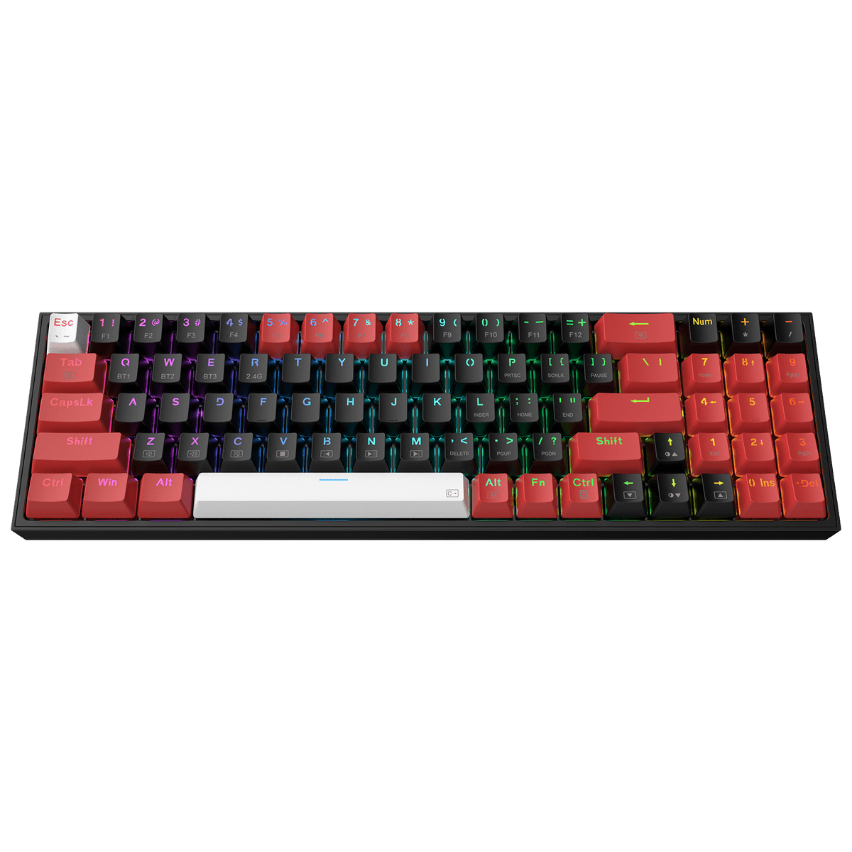 POLLUX K628 PRO 75% Wireless Gaming Keyboard, image 4 of 14 - enlarged view