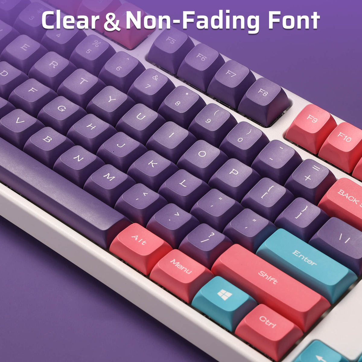 (Only Keycaps) Redragon x LTC PBT Double Shot 112-Key Sub..., image 12 of 13