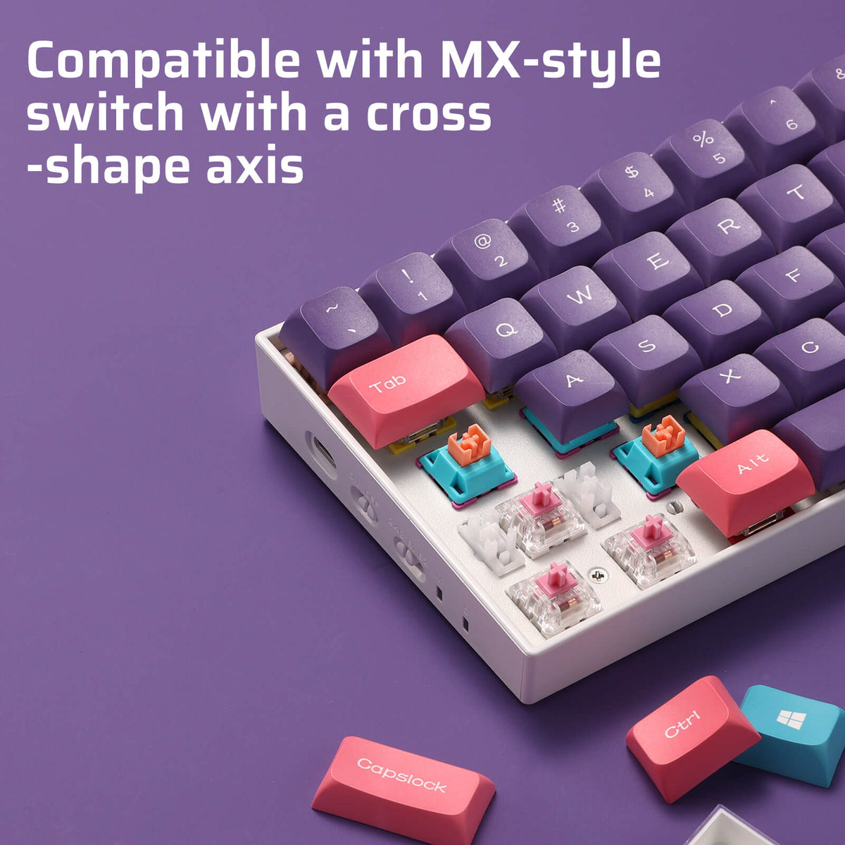 (Only Keycaps) Redragon x LTC PBT Double Shot 112-Key Sub..., image 9 of 13 - enlarged view