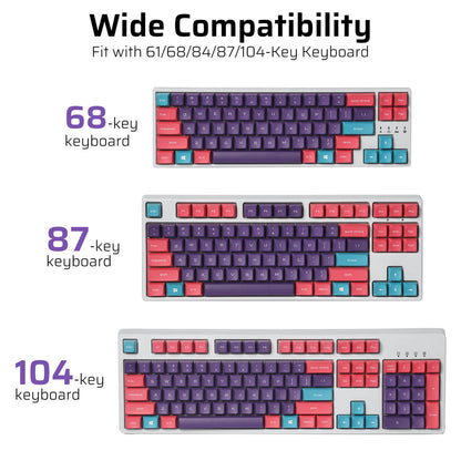 (Only Keycaps) Redragon x LTC PBT Double Shot 112-Key Sublimation Keycaps Set... - thumbnail 3