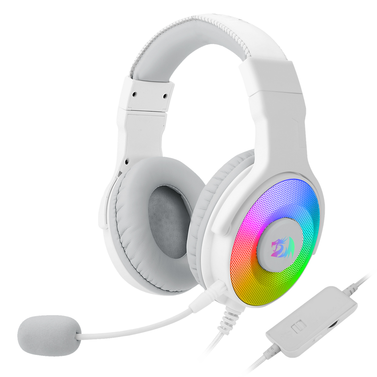 PANDORA H350 White RGB Headset, image 1 of 8