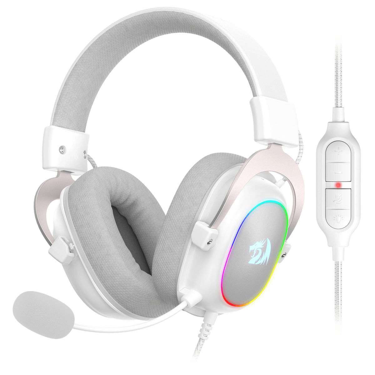 H510 ZEUS-X RGB White Wired Gaming Headset, image 1 of 16