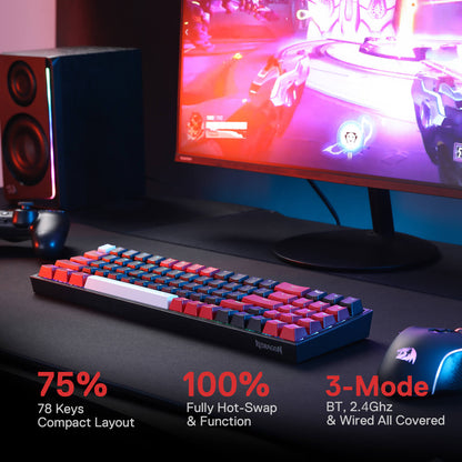 POLLUX K628 PRO 75% Wireless Gaming Keyboard - thumbnail 8