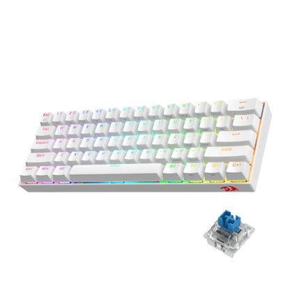 DRACONIC PRO K530 WHITE (Tactile Blue Switches) - thumbnail 1