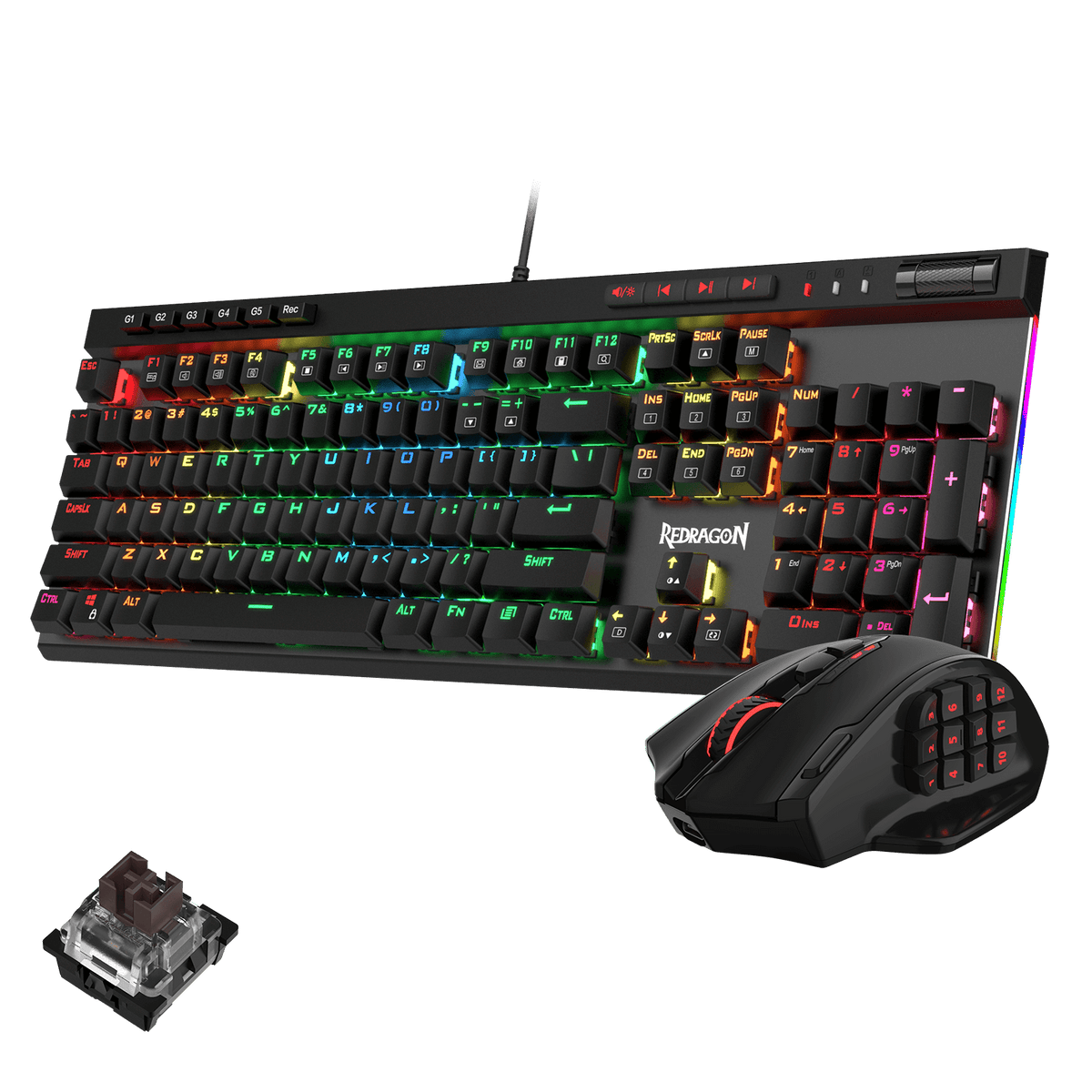 K580 (brauner Schalter) Mechanische Gaming-Tastatur M913 ..., image 1 of 3