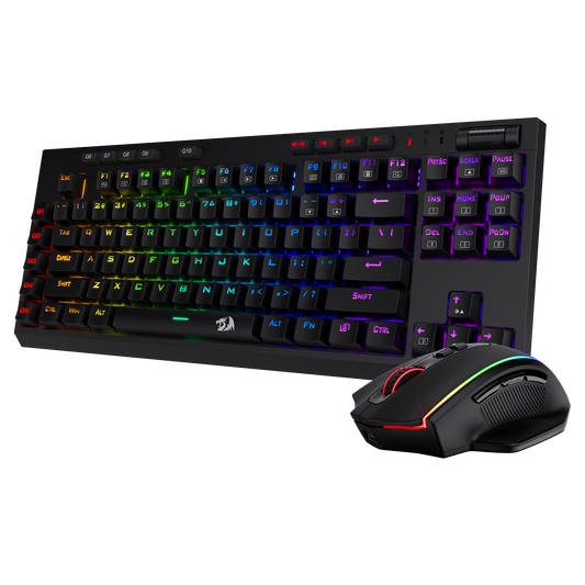 K596 Wireless Mechanical Gaming Keyboard M686 Wireless Gaming Mouse Bundle