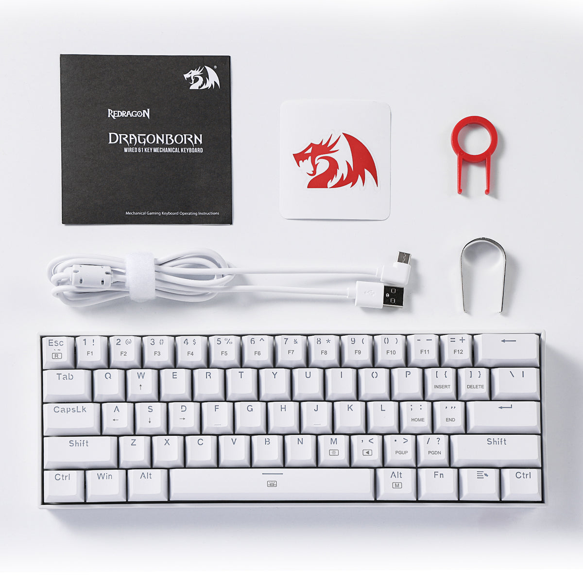 DRAGONBORN K630 Wired 60% Keyboard, image 15 of 25 - enlarged view