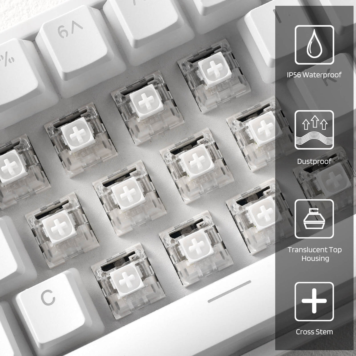 Redragon x LTC Kailh Box Switches White for Mechanical Ga..., image 7 of 9